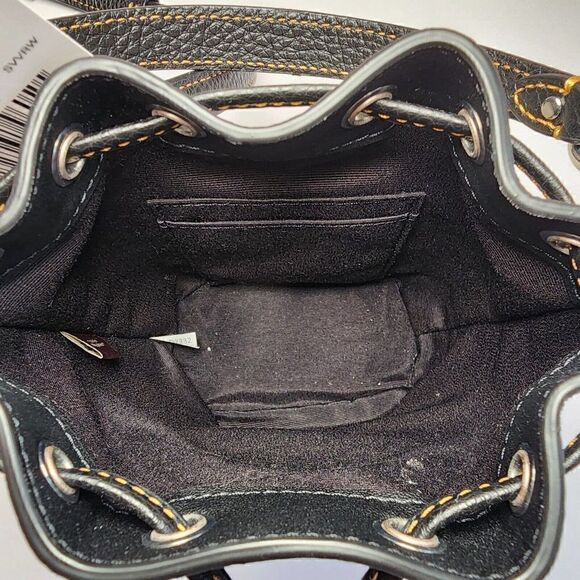 NWT Coach CJ719 Mini Dempsey Bucket Bag With Houndstooth Print Patch Cre… - Picture 5 of 7